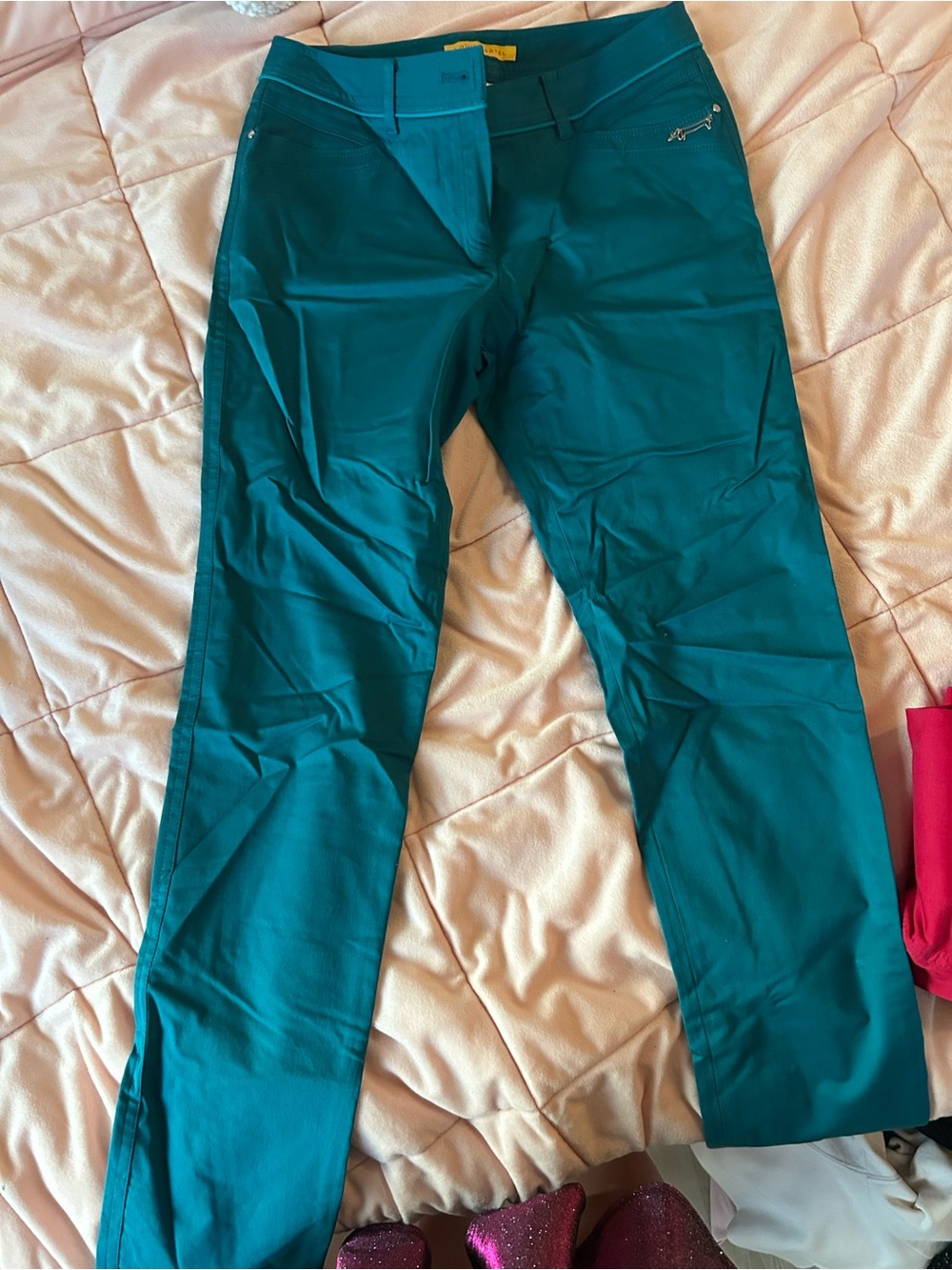 European Teal Dress Pantsy